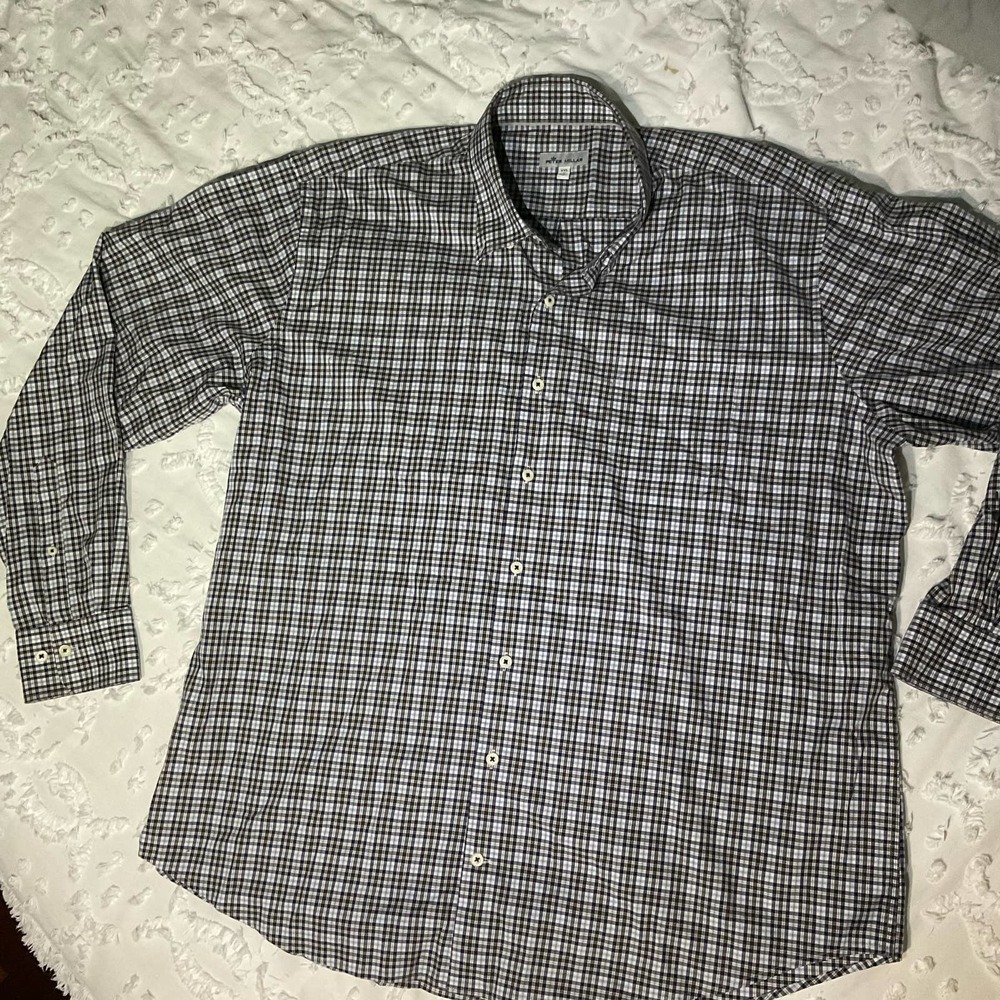 Long sleeve button up Peter millar shirt